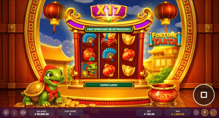 Fortune Tarta – ingyenes pörgetések mód szorzóval